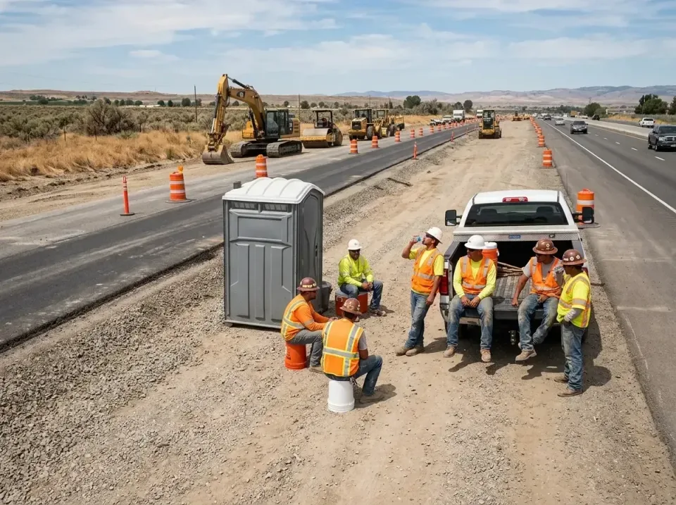 highway-road-construction-crew-007 — frequently asked questions, Porta Potty and Restroom Rentals in Grover Beach, CA